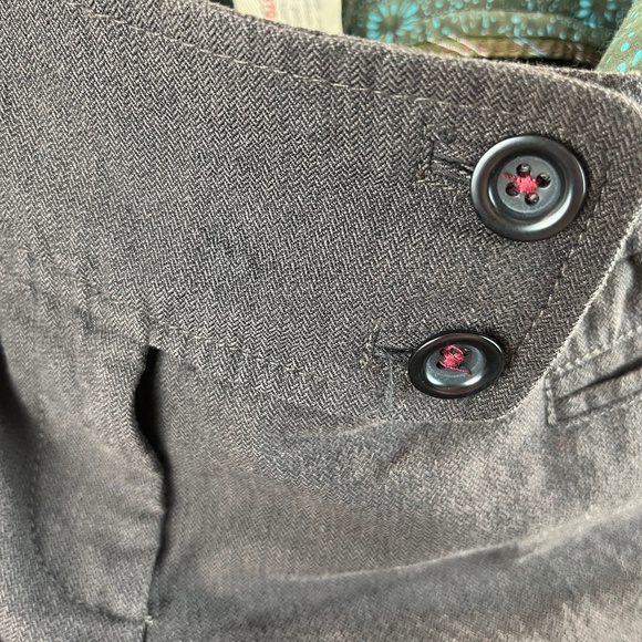 Cartonnier Wide Leg Brown Wool Blend Pants Size 6 - Picture 3 of 4